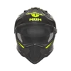 МОТОШОЛОМ NOX OFFROAD \/ TRAIL DUOSPORT (DUAL) N312 ЧОРНИЙ\/СРІБНИЙ\/ПОМАРАНЧЕВИЙ МАТОВИЙ КОЛІР  ЧОРНИЙ\/ЖОВТИЙFLUO МАТОВА РОЗМІР XL - зображення 2