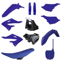 POLISPORT КОМПЛЕКТ ПЛАСТІКОВ YAMAHA YZ 125/250 '02-'21 (RESTYLING NA МОДЕЛЬ 2022) (МІСТИТЬ БАК ПАЛИВА; СИДІННЯ КОМПЛЕКТNE; AIRBOX; ПЕРЕДНІЙ I ЗАДНІЙ КРИЛО; КРИШКИ РАДІАТОРА; PANELE БІК) КОЛІР СИНІЙ OEM 2026