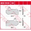 TRW LUCAS КОЛОДКИ ДИСКОВІ ТОРМОЗНІ KH409 SINTER STREET HARLEY-DAVIDSON 1130 \/ 1250 \/ 1584 \/ 1690 \/ 1750 \/ 1800 \/ 1870 \/ 1923 06-21,TYL - зображення 2
