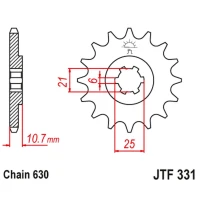 ПЕРЕДНЯ ЗІРКА JR CHT 288 15 HONDA CB 750 F/K '77-78' (28815JT) (LANC. 630) ПІД ЗАМОВЛЕННЯ