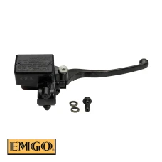 EMGO 2024/05 НАСОС ГАЛЬМА ПЕРІД КОМПЛЕКТНА (15,8MM) Z КРІПЛЕННЯМ ЗЕРКАЛА I РИЧАГ HONDA CB 400 '79-82, GL 500, CB 650, CX 650, CB 750 F '79-83, VF 750, CB 900 F '79-83, CBX 1000 '79-82 (OEM: 45500-463-601) КОЛІР ЧОРНИЙ