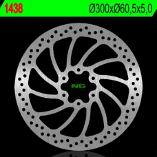 NG ДИСК ТОРМОЗНИЙ ПЕРІД KTM DUKE 125/200/390 '14-'16, RC 125/200/390 '14-'16, BMW G310 '16-'17 (300X60,5X4) (6X8,5MM)