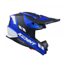 KENNY RACING ШОЛОМ CROSS/ENDURO МОДЕЛЬ TRACK GRAPHIC CANDY BLUE MATT КОЛІР CZARNY/NIEBIESKI/BIALY РОЗМІР S ( 55 - 56 CM )