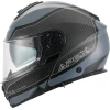 APEX ШОЛОМ MC500 КАРБОНОВОГО DOLOMITES BLACK\/GREY\/SILVER GLOSSY L - зображення 1