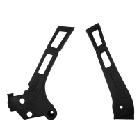 POLISPORT РАМКА ПРОТЕКТОР YZ125/250 05-.. XE125 21-. ЧОРНИЙ (12)