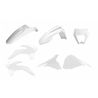 POLISPORT KIT W/MASK ENDURO RESTYLING KTM EXC/EXC-F(14-16) БІЛА KTM (1)