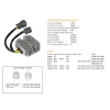 DZE РЕГУЛЯТОР НАПРУГИ YAMAHA YFM 300 GRIZZLY '12-'13 (1SC-H1960-00-00, 1SC-H1960-01-00) KYMCO MXU450 '10-'12 - зображення 1