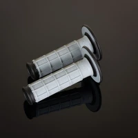 RENTHAL ПЕРЕМИКАЧІ MX DUAL COMPOUND FUL WAFFLE GREY, DWUSKLADNIKOWE, КОЛІР СІРИЙ/ЧОРНИЙ