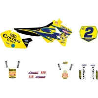 BLACKBIRD КОМПЛЕКТ НАЛІПОК (OKLEIN) SUZUKI RM 125/250 '01-'08 REPLICA TEAM SUZUKI 2001