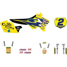 BLACKBIRD КОМПЛЕКТ НАЛІПОК (OKLEIN) SUZUKI RM 125/250 '01-'08 REPLICA TEAM SUZUKI 2001