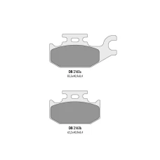 DELTA BRAKING КОЛОДКИ ДИСКОВІ ТОРМОЗНІ KH413 SYZUKI ATV - ZASTEPUJA DB2163MX-D І DB2163QD-D (ЛІВИЙ ПЕРІД)
