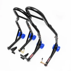 BIKETEC АКЦІЯ ПІДІЙМАЧ СТЕНДДЛЯ МОТОЦИКЛА BIKER X (ПЕРІД/ЗАД) TYP-V (РОЛИКИ) КОМПЛЕКТ