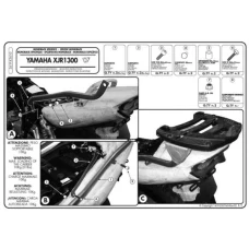 KAPPA СТЕЛАЖ БАГАЖНИКА ЦЕНТРАЛЬНОГО YAMAHA XJR 1300 (07-14) ( БЕЗ ВІНІЛ )