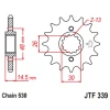 JT ЗІРОЧКА ПЕРІД 339 15 HONDA VFR 750 86-87, CBX 750F 84-86, VFR 800 '02-'14 (33915JT) (LANC. 530) - зображення 1