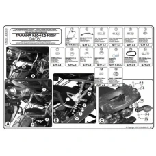 KAPPA СТЕЛАЖ KUFROW БОКОВИХ MONOKEY SIDE YAMAHA FZ6 / FAZER (04-06)