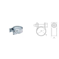 PROMX ХОМУТ SRUBOWA W1 МІНІ  13-15/9MM - 5 ШТУК