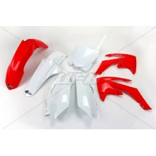 UFO КОМПЛЕКТ ПЛАСТІКОВ HONDA CRF 250R '11-'13, CRF 450R '11-'12 КОЛІР OEM (CZERWONY/BIALY) (HO115E999)