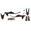 BLACKBIRD КОМПЛЕКТ НАЛІПОК (OKLEIN) KTM SX\/SXF 125\/250\/350\/450 '23 МАТОВА BLACK - зображення 2