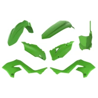 POLISPORT КОМПЛЕКТ ПЛАСТІКОВ KAWASAKI KX 125/250 '03-'08 (RESTYLING NA KXF 450 '22) КОЛІР ЗЕЛЕНИЙ OEM