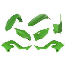 POLISPORT КОМПЛЕКТ ПЛАСТІКОВ KAWASAKI KX 125/250 '03-'08 (RESTYLING NA KXF 450 '22) КОЛІР ЗЕЛЕНИЙ OEM