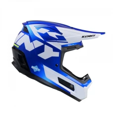 KENNY RACING ШОЛОМ CROSS/ENDURO МОДЕЛЬ PERFORMANCE ERT GRAPHIC CANDY BLUE КОЛІР NIEBIESKI/BIALY/CZARNY РОЗМІР S ( 55 - 56 CM )
