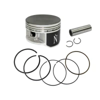 NAMURA ПОРШЕНЬ HONDA TRX 250 FOURTRAX RECON '02-'11, TRX 250 EX '03-'11 (68,95MM=+0,50MM) (ПЛОСКЕ DENKO, БЕЗ WYCIECIA NA КЛАПАНИ) (КІЛЬЦЯ NA-10025-2