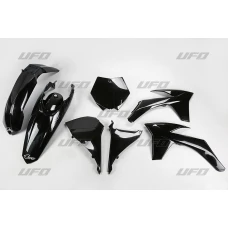 UFO КОМПЛЕКТ ПЛАСТІКОВ KTM SX/SXF '11 КОЛІР ЧОРНИЙ  (KT509E001)
