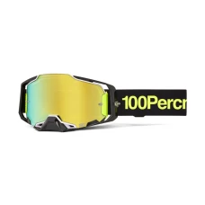 100 % ОКУЛЯРИ МОДЕЛЬ ARMEGA ORBAN - MIRROR GOLD LENS - КОЛІР  ЧОРНИЙ/ЖОВТИЙСКЛО КОЛІР ЗОЛОТИЙ ЗЕРКАЛО