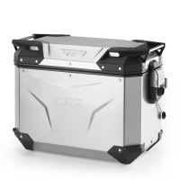 GIVI TREKKER OUTBACK EVO НАТУРАЛЬНА АЛЮМІНІЙ SIDE-CASE ЛІВА 44LTR, SOLD БЕЗ ЗАМОК