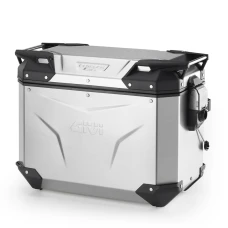 GIVI TREKKER OUTBACK EVO НАТУРАЛЬНА АЛЮМІНІЙ SIDE-CASE ЛІВА 44LTR, SOLD БЕЗ ЗАМОК
