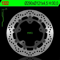 NG ДИСК ТОРМОЗНИЙ ПЕРІД SUZUKI GSF 650 '06 ABS, SV 650X/ABS 18-19 (PLYWAJACA) (290X121X4,5)