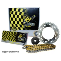 REGINA КОМПЛЕКТ ПРИВІДНИЙ DUCATI MULTISTRADA S 1000-1100 (03-09) HYPERMOTARD 1100 (07-10) (15/42/104/525ZRP) ЛАНЦЮГ DO 1300 CCM ЗОЛОТИЙ (Z-RING) - ПРОДАЖА