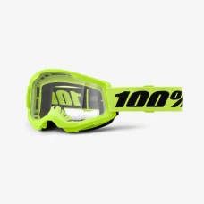 100 ПРОЦЕНТ ОКУЛЯРИ МОДЕЛЬ STRATA 2 NEON ЖОВТИЙ - ЧИСТИЙ LENS - КОЛІР ЖОВТИЙ FLUO/CZARNY ХВІРТКА PRZEZROCZYSTA