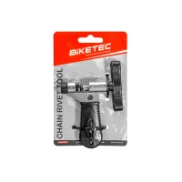 BIKETEC ІНСТРУМЕНТ ДЛЯ КОВАННЯ ЛАНЦЮГ ROWEROWYCH TYPY: 7 - 12 SP Z DODATKOWYM SWORZNIEM NAPEDOWYM
