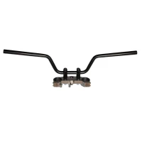 BIKETEC КЕРМО СТАЛЬНИЙ HONDA CB 400 X (2013-2019), CB 500 X (2013-2018) КОЛІР ЧОРНИЙ (УЗОР OEM: 53100-MGZ-J80ZA)