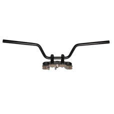 BIKETEC КЕРМО СТАЛЬНИЙ HONDA CB 400 X (2013-2019), CB 500 X (2013-2018) КОЛІР ЧОРНИЙ (УЗОР OEM: 53100-MGZ-J80ZA)