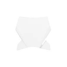RACETECH (RTECH) 2024/12  FRONT NUMBER PLATE  WHITE KTM SX 65 2024=>2025