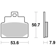 SBS BRAKEPADS КАРБОНОВОГО TECH