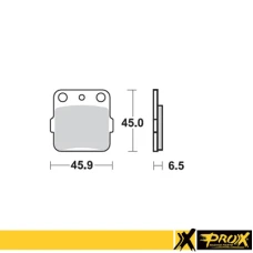 PROX КОЛОДКИ ДИСКОВІ ТОРМОЗНІ KH84 / KH84/3 HONDA CR 80/85 '86-07, CRF 150R '07-09 ПЕРІД, YAMAHA YZ 80/85 '93-19, YZ 65 '19-20 ЗАД