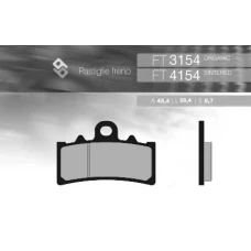 BRENTA КОЛОДКИ ДИСКОВІ ТОРМОЗНІ KH606 KTM DUKE 125/200/390 '11-'16 ПЕРІД (FT 3154)
