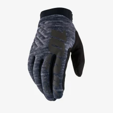 100 ПРОЦЕНТ РУКАВИЦІ CROSS/ENDURO BRISKER SOFTSHELL КОЛІР СІРИЙ/ЧОРНИЙ РОЗМІР 2XL