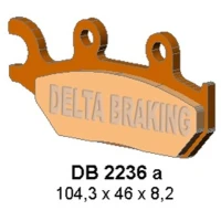DELTA BRAKING КОЛОДКИ ДИСКОВІ ТОРМОЗНІ KH645 CAN AM MAVERIC 1000 ПРАВАЯ - ZASTEPUJA DB2236MX-D І DB2236QD-D