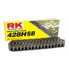 RK ЛАНЦЮГ ПРИВІДНИЙ 428HSB-124 ЗАСТІБКА (CL) W КОМПЛЕКТІ КОЛІР СТАНДАРТ