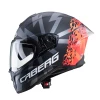 CABERG ШОЛОМ INTEGRALNY МОДЕЛЬ DRIFT EVO STORM MATT BLACK\/RED FLUO\/ORANGE FLUO КОЛІР ЧОРНИЙ МАТОВА ЧЕРВОНИЙ FLUO\/POMARANCZOWY FLUO РОЗМІР S - зображення 2