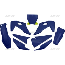 UFO КОМПЛЕКТ ПЛАСТІКОВ HUSQVARNA TC 125/250 '19-'22, FC 250/350/450 '19-'22 КОЛІР GRANATOWY (HU622E087)
