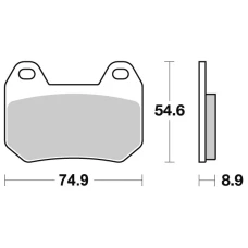 SBS BRAKEPADS КЕРАМІЧНІ