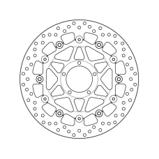 BREMBO SERIE ORO BRAKEDISC ПЛАВАЮЧИЙ