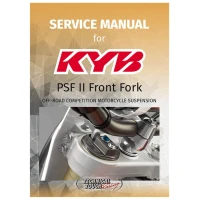 KYB КНИЖКА СЕРВІСНА PSF II (PNEUMATIS SPRING FORK) ENGLISH (SERVICE МЕХАНІКА)