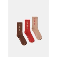 DIVERSE НОВИЙ ТОВАР EXTREME TEAM - DAKAR RALLY SKARPETY DKR ATHLAN 3P 256 КОЛІР BEZOWY/CZERWONY РОЗМІР 43-46