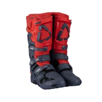 LEATT (АКЦІЯ 2023) ВЗУТТЯ CROSS 4.5 ENDURO BOOTS RED КОЛІР GRANATOWY/CZERWONY FLUO РОЗМІР 48 / 31.5 CM